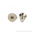 Roestvrij staal SUS316 Hex Socket platte kopschroef